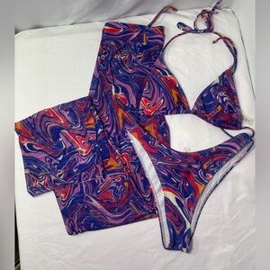 SHEIN Purple Bikini and Pants